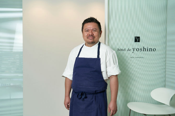 日本を代表するクラシックフレンチの旗手との呼び声高い料理長、手島純也氏